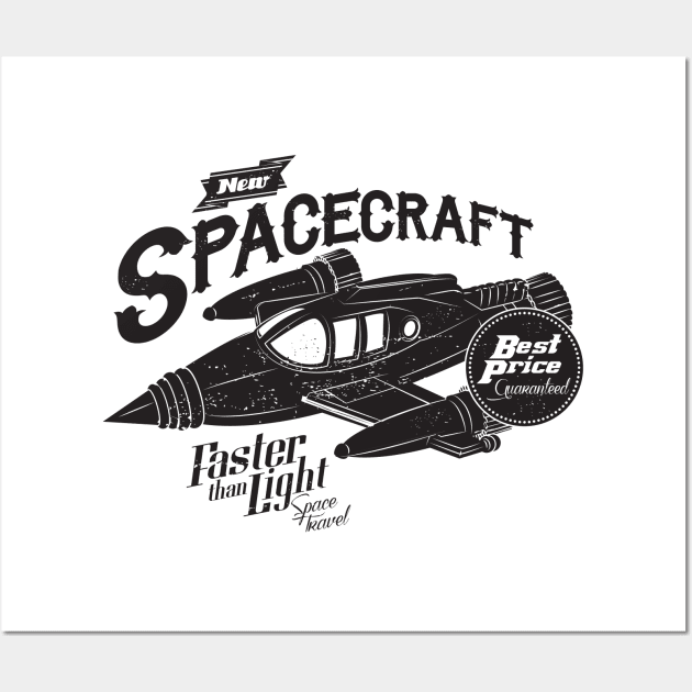 On sale; Spacecraft! For Planet hoppers and space astronomy fans. Wall Art by BecomeAHipsterGeekNow